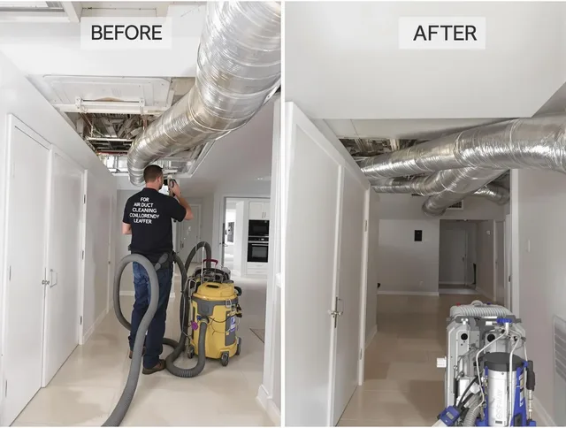 Pembroke Air Duct Cleaning professional performing thorough air duct cleaning in Pembroke