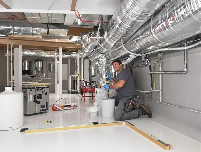 Professional duct sealing service by Pembroke Air Duct Cleaning in Pembroke