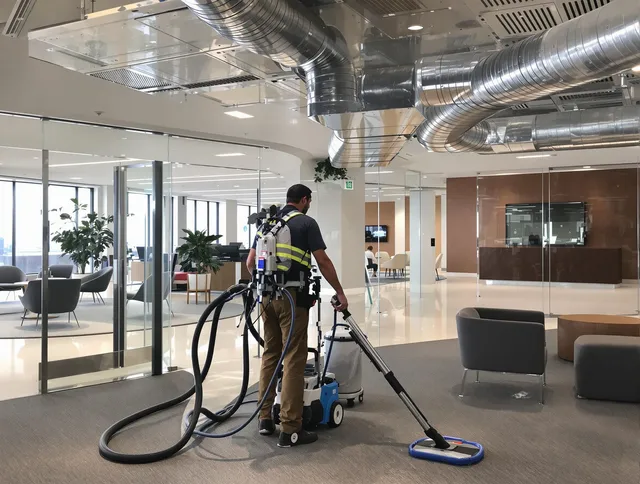 Commercial duct cleaning service by Pembroke Air Duct Cleaning in Pembroke