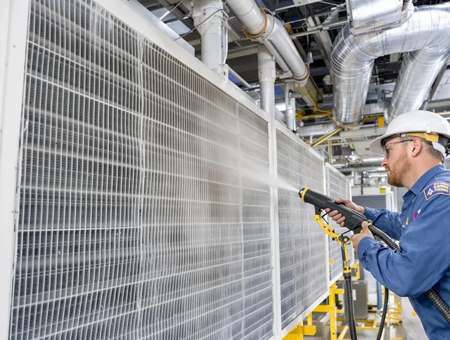 Professional commercial coil cleaning by Pembroke Air Duct Cleaning in Pembroke
