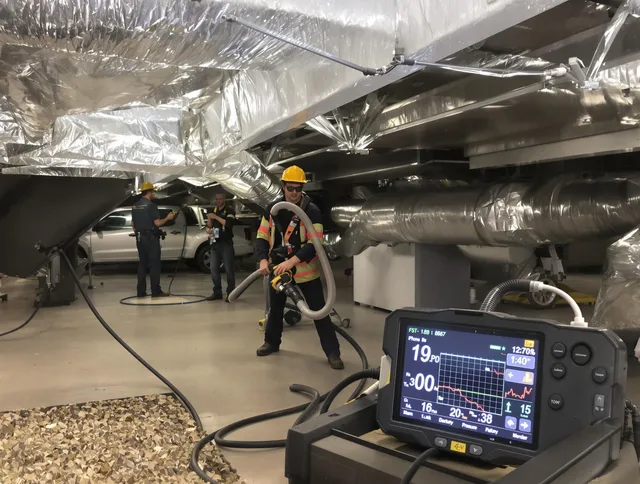 Professional negative pressure duct cleaning by Pembroke Air Duct Cleaning in Pembroke